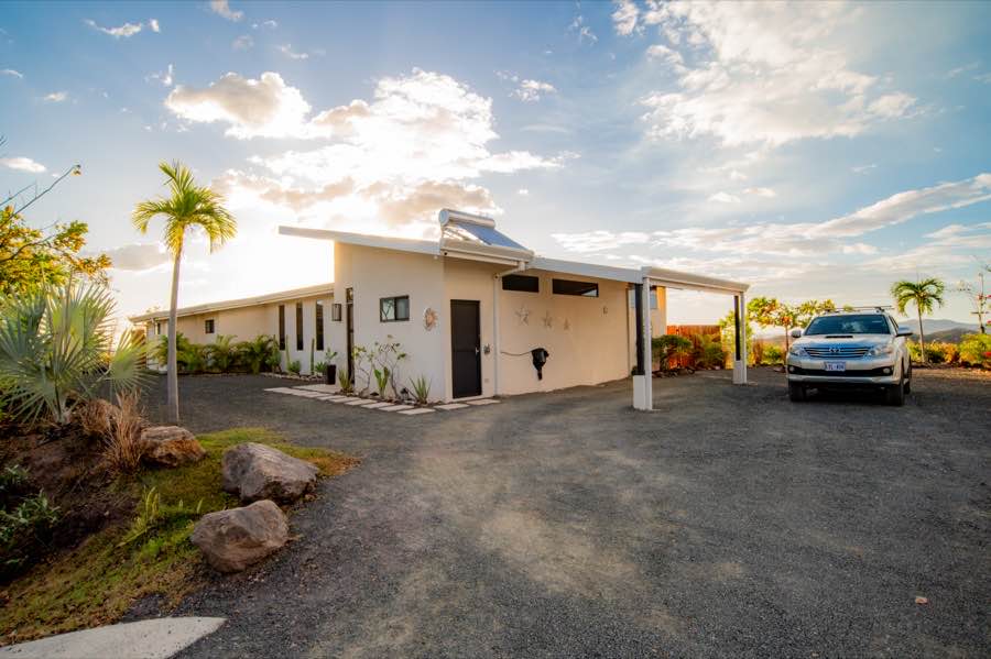 The exterior of Casa Toltec